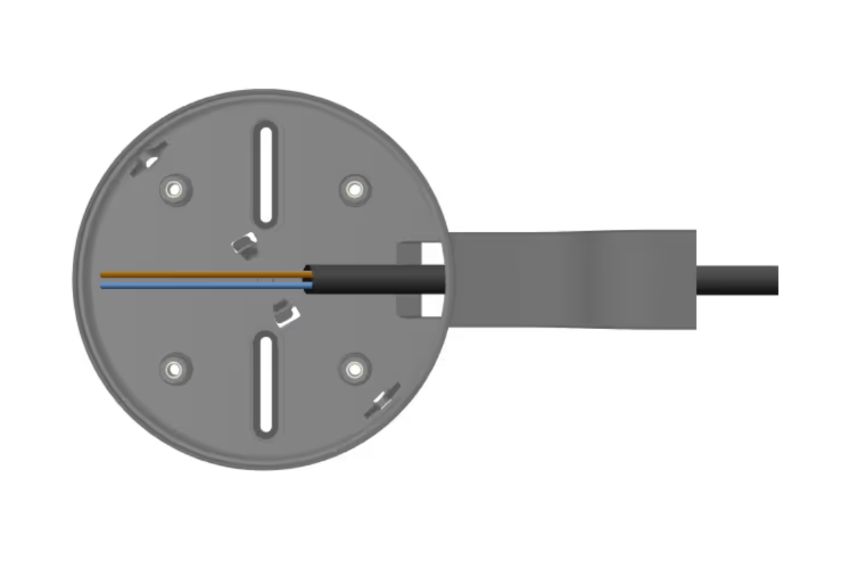 Prowadzenie kabli Fibra w Ajax CableTrunk